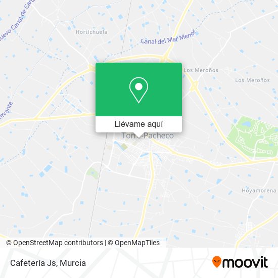 Mapa Cafetería Js