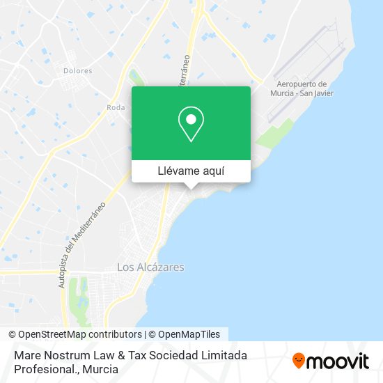 Mapa Mare Nostrum Law & Tax Sociedad Limitada Profesional.