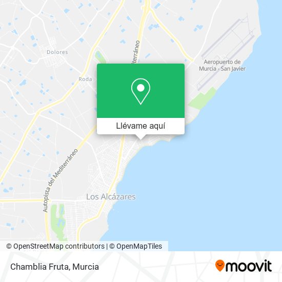 Mapa Chamblia Fruta
