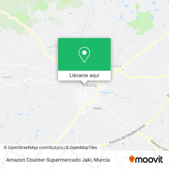 Mapa Amazon Counter-Supermercado Jaki