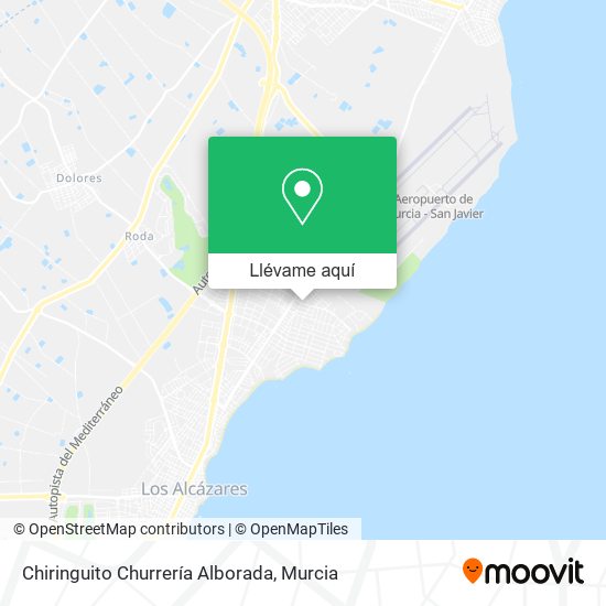 Mapa Chiringuito Churrería Alborada