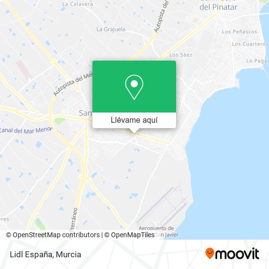 Mapa Lidl España