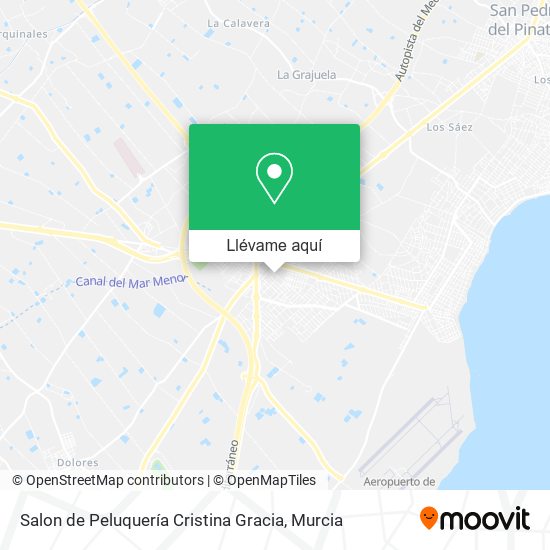 Mapa Salon de Peluquería Cristina Gracia