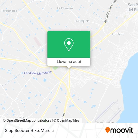 Mapa Sipp Scooter Bike