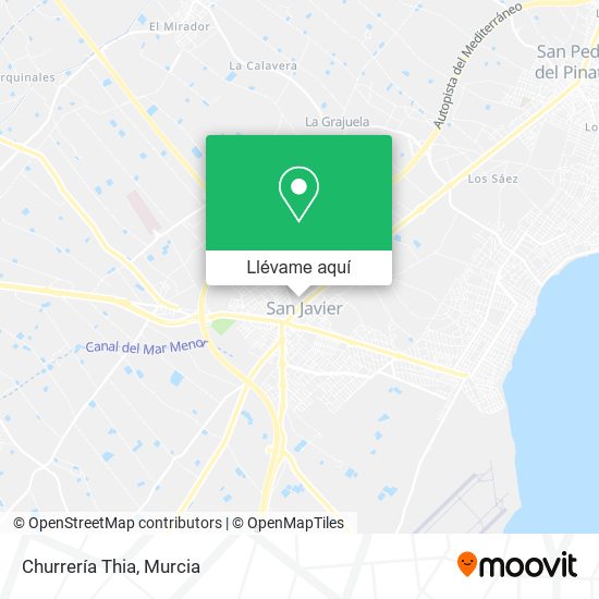 Mapa Churrería Thia