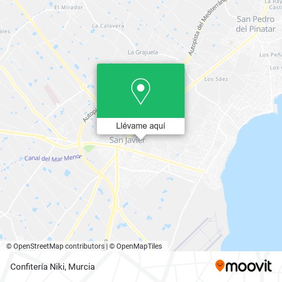 Mapa Confitería Niki
