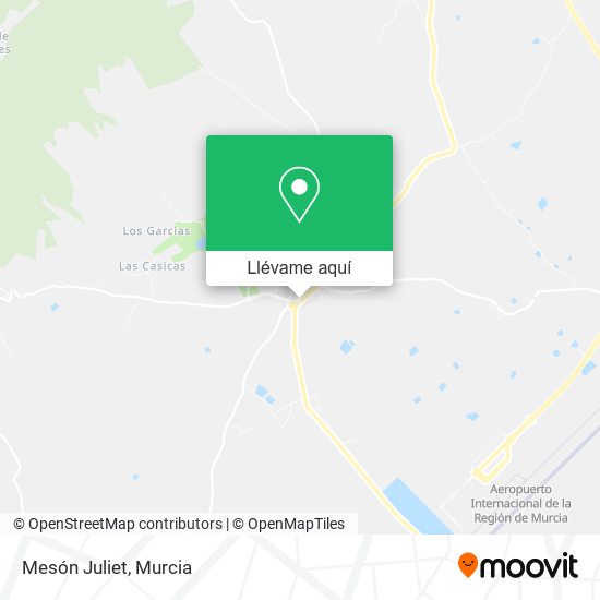 Mapa Mesón Juliet