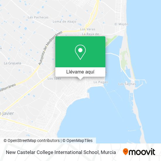 Mapa New Castelar College International School