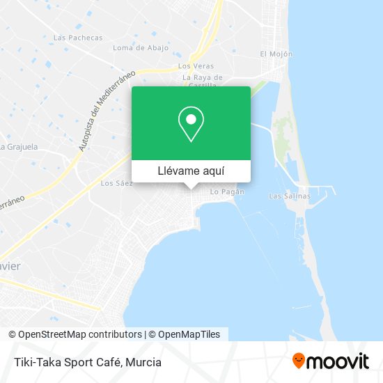 Mapa Tiki-Taka Sport Café