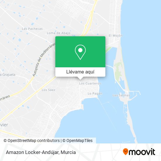Mapa Amazon Locker-Andújar