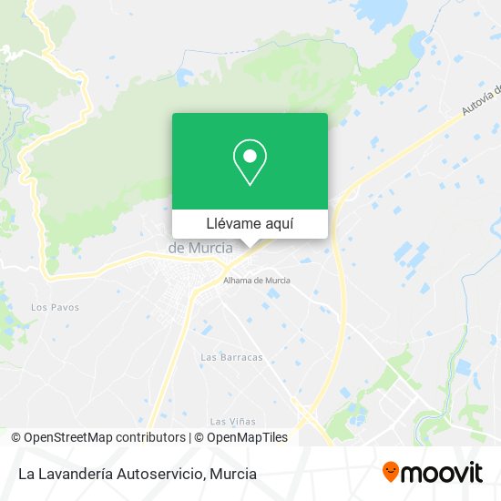 Mapa La Lavandería Autoservicio