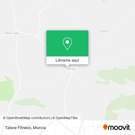 Mapa Talave Fitness