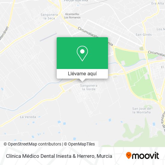 Mapa Clínica Médico Dental Iniesta & Herrero