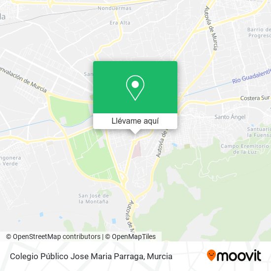 Mapa Colegio Público Jose Maria Parraga