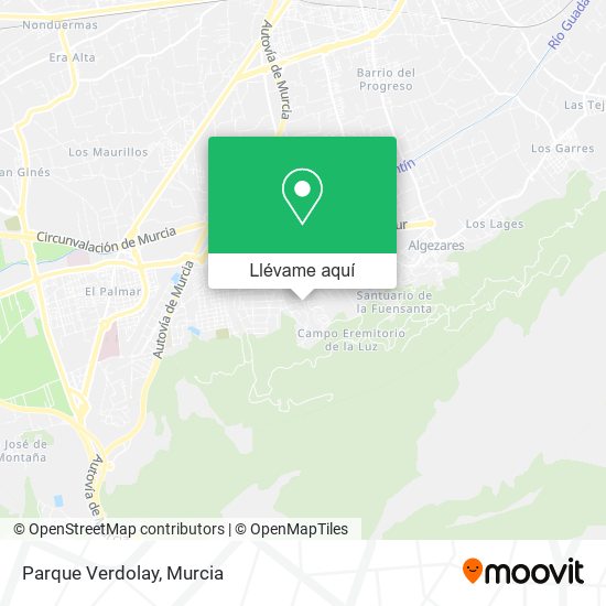Mapa Parque Verdolay