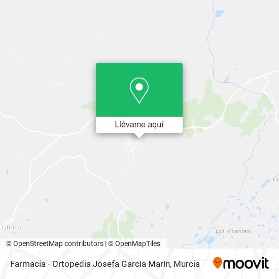 Mapa Farmacia - Ortopedia Josefa García Marín