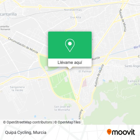 Mapa Quipá Cycling