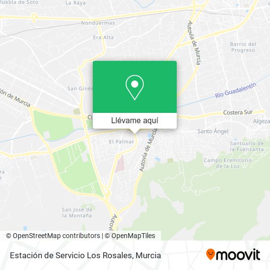 Mapa Estación de Servicio Los Rosales