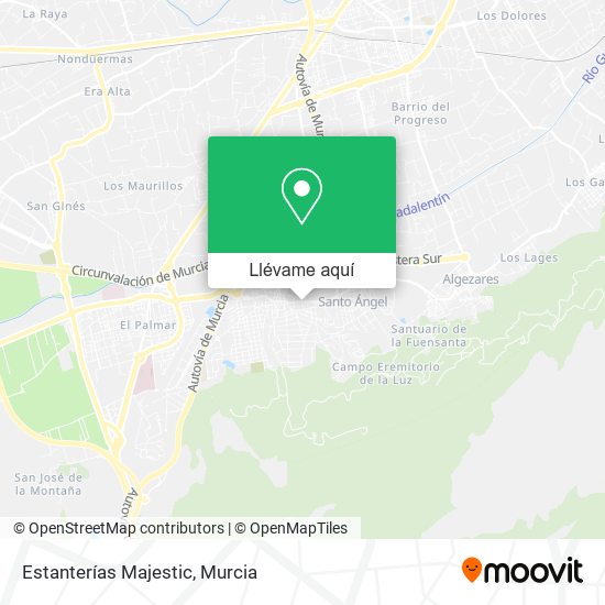 Mapa Estanterías Majestic