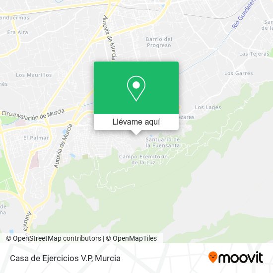 Mapa Casa de Ejercicios V.P