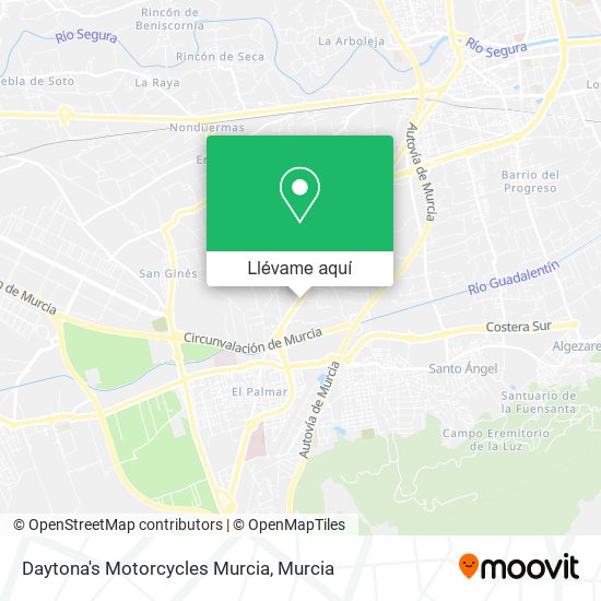 Mapa Daytona's Motorcycles Murcia