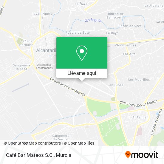 Mapa Café Bar Mateos S.C.