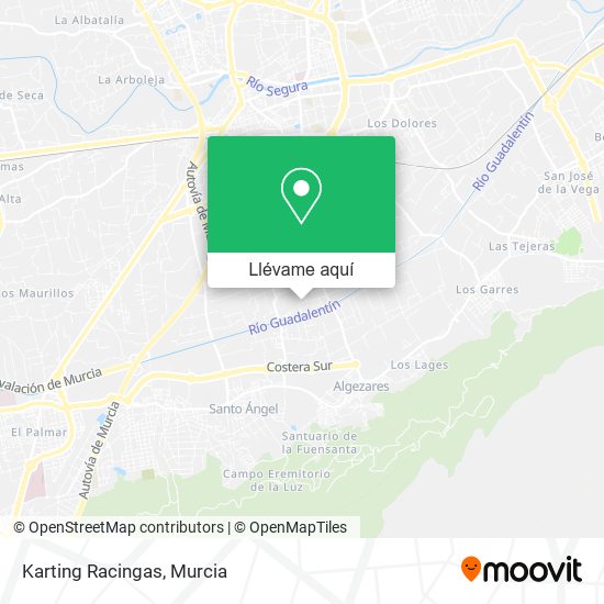 Mapa Karting Racingas