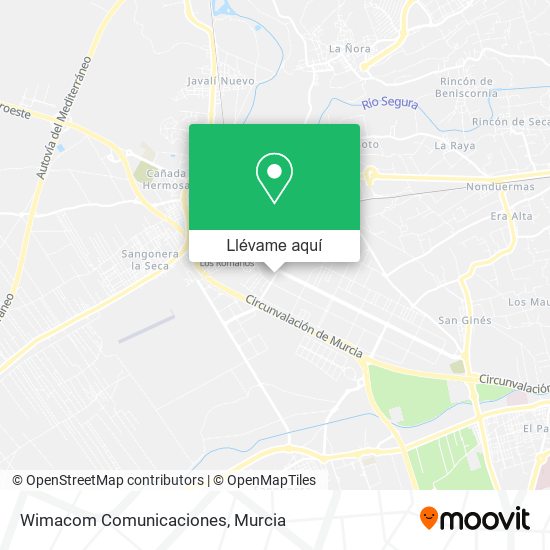 Mapa Wimacom Comunicaciones
