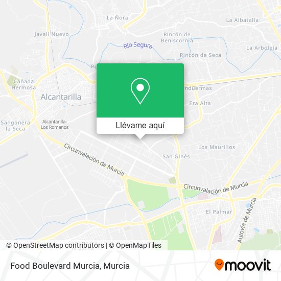Mapa Food Boulevard Murcia