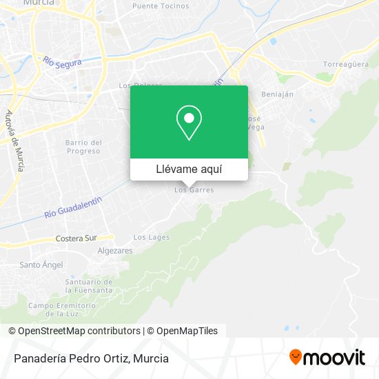 Mapa Panadería Pedro Ortiz