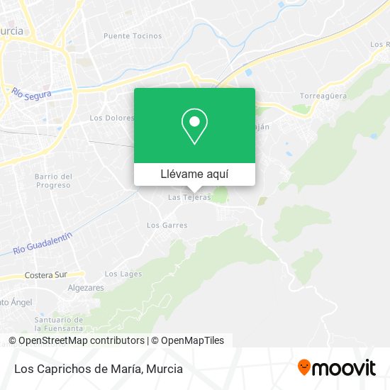 Mapa Los Caprichos de María