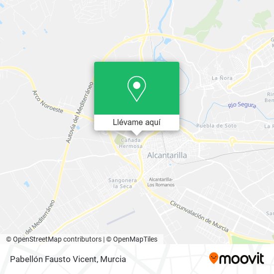 Mapa Pabellón Fausto Vicent