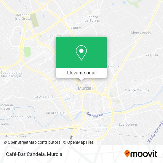 Mapa Café-Bar Candela