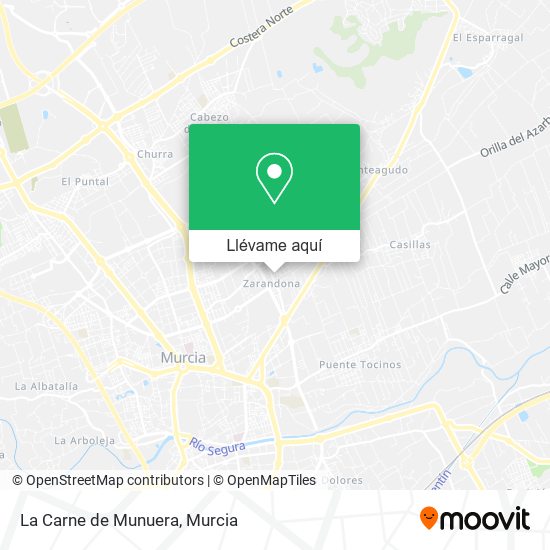 Mapa La Carne de Munuera