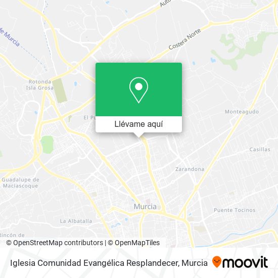 Mapa Iglesia Comunidad Evangélica Resplandecer