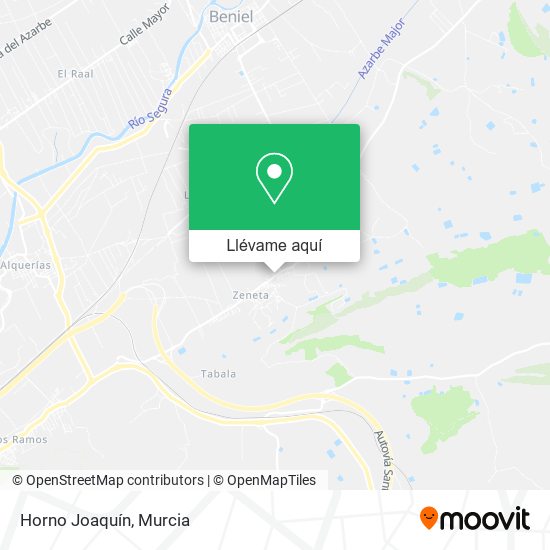 Mapa Horno Joaquín