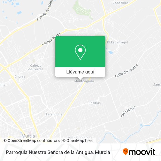 Mapa Parroquia Nuestra Señora de la Antigua