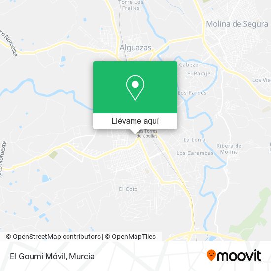 Mapa El Goumi Móvil