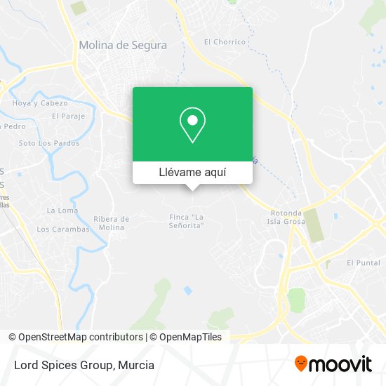 Mapa Lord Spices Group