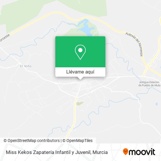 Mapa Miss Kekos Zapatería Infantil y Juvenil