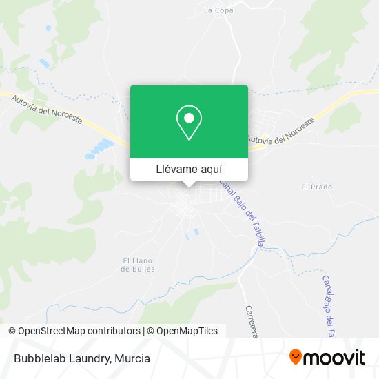 Mapa Bubblelab Laundry