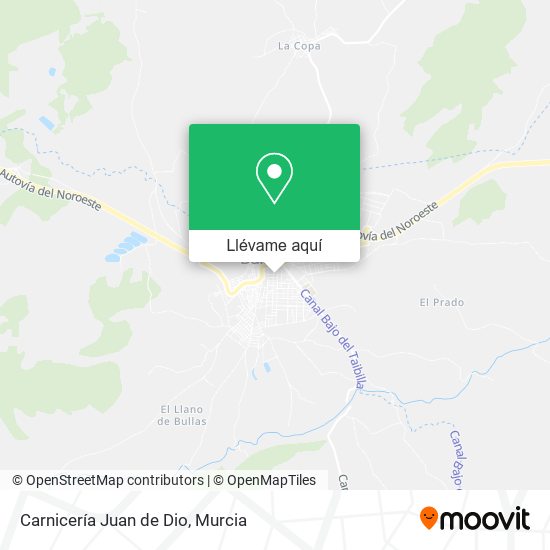 Mapa Carnicería Juan de Dio