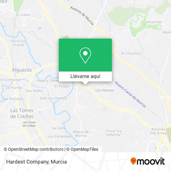 Mapa Hardest Company
