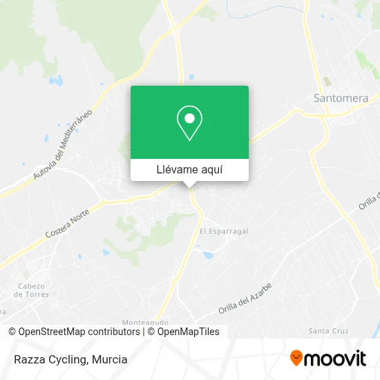 Mapa Razza Cycling