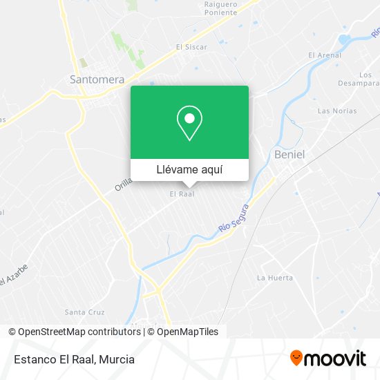 Mapa Estanco El Raal