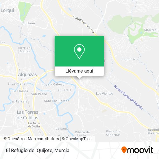 Mapa El Refugio del Quijote