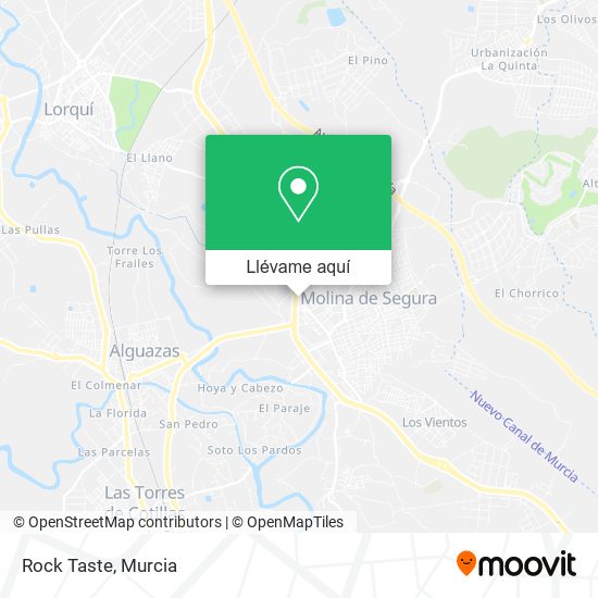 Mapa Rock Taste