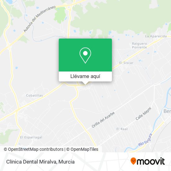 Mapa Clínica Dental Miralva