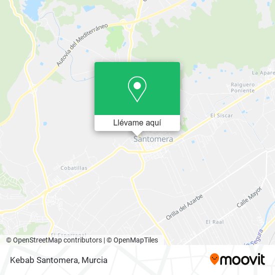 Mapa Kebab Santomera