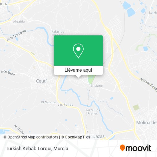 Mapa Turkish Kebab Lorquí